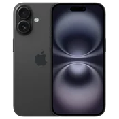APPLE obnovljen pametni telefon iPhone 16 8GB/128GB, Black