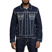 Moška jakna AFFLICTION - PRAIRIE - DENIM - 110OW422-PRAI