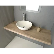 SAPHO SAPHO AVICE lesena kopalniška plošča 70x50cm, debelina 5cm, hrast Rover