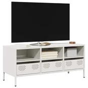 TV ormaric bijeli 101,5x39x43,5 cm hladno valjani celik