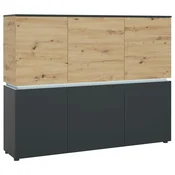 Modern Living Široka Komoda Luci, Barva Hrasta, Antracit