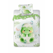 FARO posteljina 2 djelna Cuddles dino green