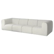 STOCKHOLM 2025 Sofa 4-sed, Djurmo siva/bela