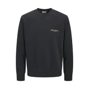 JACK & JONES Majica JWHDOVER črna/bela