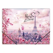 Gumena mapa, 15 mm, PP, A4, PANTA PLAST Odvedi me u Pariz 0410-0064-56