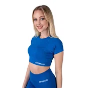 SWY Elevate Crop Tee, Blue - XS