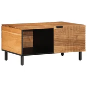 vidaXL Klubska mizica 80x50x40 cm masivni akacijev les