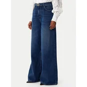 TWINSET Jeans hlače 252TP2540 Mornarsko modra Wide Leg