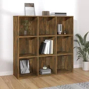 Ormaric za knjige boja dimljenog hrasta 98x29x97,5 cm