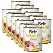 Konzerva Brit Paté & Meat Chicken 12x800 g