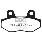 Klocki hamulcowe EBC SFA086HH skuterowe (kpl. na 1 tarcze)