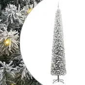 Vidaxl Umestno božično drevo Zelena 270 cm PVC in Jeklo in Plastika