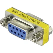renkforce Serijski adapter [1x D-SUB-vtičnica 9 polni - 1x D-SUB-vtičnica 9 polni] 0 m rumene barve renkforce
