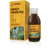 Medex Žajbelj in Islandski Lišaj, sirup, 150 ml