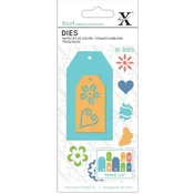 Docrafts xcut Šablone Darilne etikete 11 Kosov