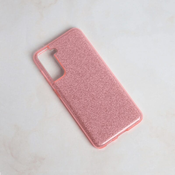 Ovitek bleščice Crystal Dust za Samsung Galaxy S21 5G, Fashion case, roza
