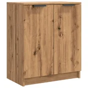 Vidaxl Omarica za čevlje artisian hrast 59x35x70 cm inženirski les