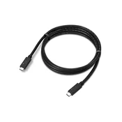 Lenovo 4X91U92143 USB4 kabel, USB C (M) na USB C (M), 1.5m, 20 Gbit/s, 8K