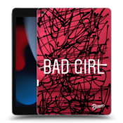 Crna silikonska maskica za Apple iPad 10.2 2021 (9. gen) - Bad girl