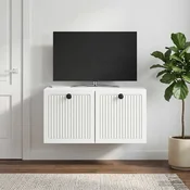 Omarica za TV, ki jo lahko montiraš na steno Bela