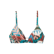BUFFALO Bikini zgornji del voda/breskev/temno rdeča/off-bela