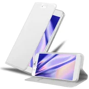 Cadorabo Cadorabo Ohišje, združljivo z Honor 6 PLUS v klasično srebrno - Zaščitni ovitek z magnetnim zapiranjem, stoječo funkcijo in režo za kartice, (20564430)
