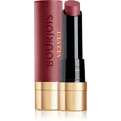 Bourjois Rouge Velvet The Lipstick dolgoobstojna šminka z mat učinkom odtenek 52 Spicy Fig 2.4 g