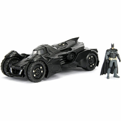 BATMAN Avtomobilček Arkham Knight Batmobile Jada kovinski z odpirajočim kokpitom in figurica dolžina 22 cm 1:24