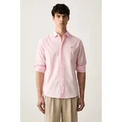 U.S. Polo Assn. safari srajca moška z lanom LINEN BLEND LS
