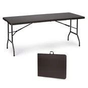 Northix Vrtna banketna catering miza zložljiva 180cm ratan