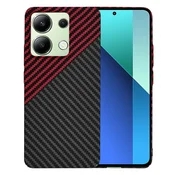 Trden TPU ovitek Techsuit Carbonite FiberShell za Xiaomi Redmi Note 13 4G - red vortex