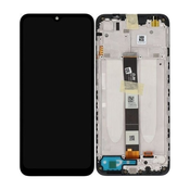 Xiaomi Redmi 9C M2006C3MG M2006C3MT, 9A M2006C3LG M2006C3LI - LCD zaslon + steklo na dotik + okvir (Black) - 5600070C3L00 Genuine Service Pack