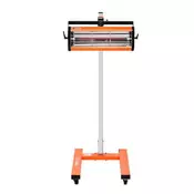 VEVOR Infrardeča sušilna svetilka 1A 620x520x1500 mm 1500W nastavljiva