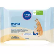 Nivea Baby Toddies čistilni vlažni robčki z z negovalnim mandljevim izvlečkom 57 kos