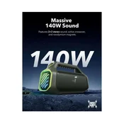 Soundcore Boom 2 Plus 140W 2.2 prenosivi bluetooth IPX7 zvucnik zeleni