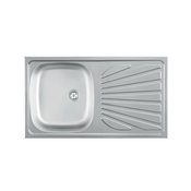Metalac Luna FLEX 1D Jednodelna sudopera-univerzalna, Inox, fi 60, 770 x 435 mm