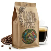 shumee BRAZILSKA KAVA SANTOS V ZRNIH 100% Arabica, sveža 250 g Green Touch
