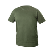 HOEGERT T-SHIRT, 100% BOMBAŽ, TEMNO ZELENA
