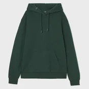 Cropp - Navaden pulover s kapuco - temno zelena