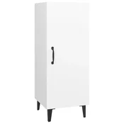 Vidaxl Komoda bela 34,5x34x90 cm konstruiran les