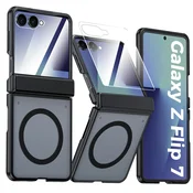 INF Ovitek Samsung Galaxy Z Flip7 z magnetnim obročkom, PC zaščita Black, (5000275430)