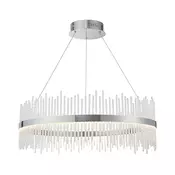 Endon 107108 - LED lestenec na jekleni vrvici LED/56W/230V 3000K sijajni krom