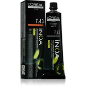 L’Oréal Professionnel Inoa permanentna barva za lase brez amoniaka odtenek 7.43 60 ml