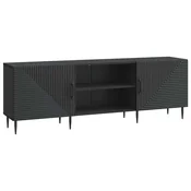 Vidaxl TV omarica Črna 150 x 31 x 50 cm Inženirski les
