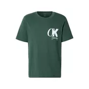 Calvin Klein Majica 20S temno zelena/bela