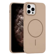 Rigid Silicone MagSafe maska za iPhone 11 Pro Max - zlatna