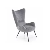 Fotelja Houston 1901 (Siva) Siva, 108x74x87cm, Tkanina, GambeNoge: Metal