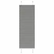 Plisirana roleta antracit 45x150 cm širina tkanine 44,4 cm