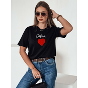 T-shirt damski CALOV czarny Dstreet