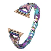 Infostyle Kovinski pašček Butterfly za Fitbit Versa 2/Versa/Versa Lite/SE